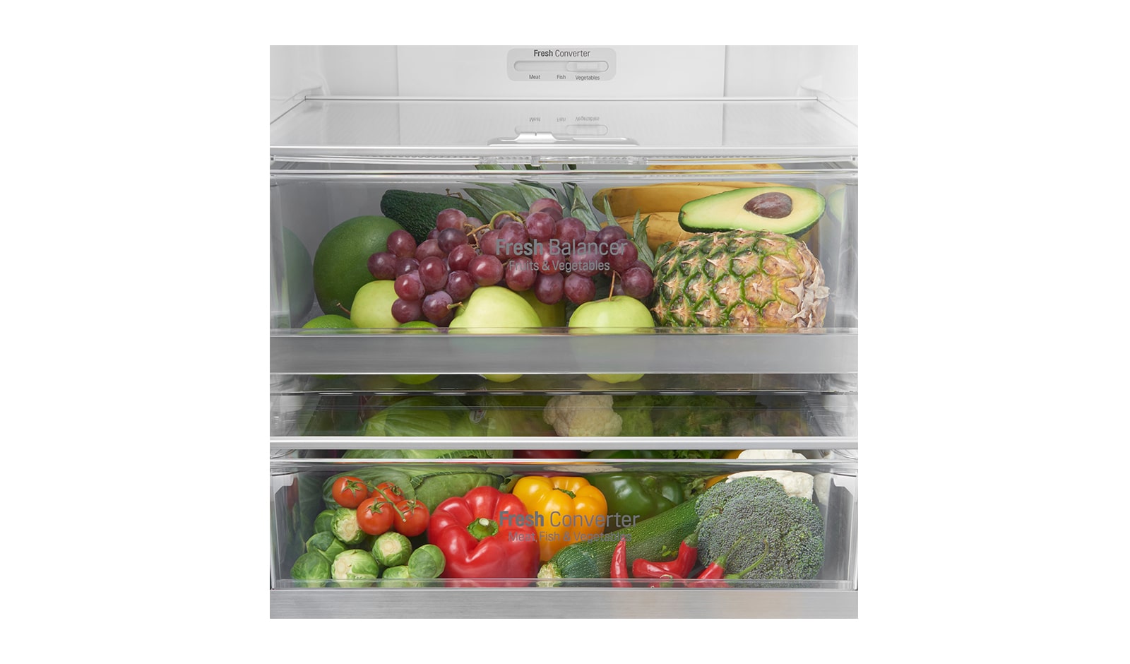 LG Hrubý objem 375 l | 178 kWh/rok | LG Lineární invertorový kompresor | LG Total No Frost | Multi-Air Flow™ | NatureFRESH | Vnitřní LED displej | Smart Diagnosis™, GBB60PZGFS